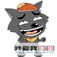 高清灰太狼恶搞头像