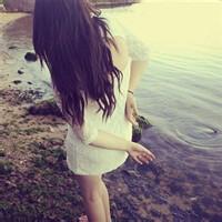 女生海边意境头像